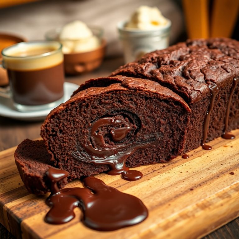 Hot Fudge Brownie Bread Recipe