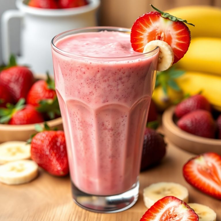 Strawberry Banana Smoothie Recipe