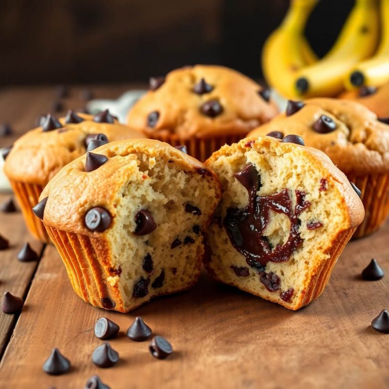 Banana Chocolate Chip Muffins Recipe