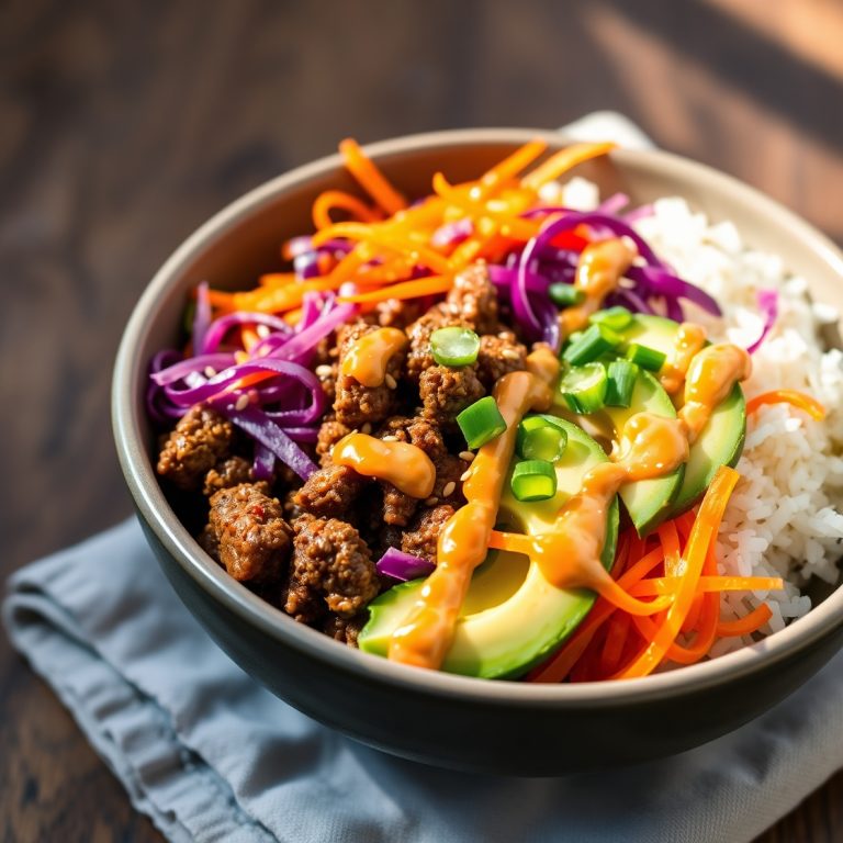 Ground Beef Bowls Recipe