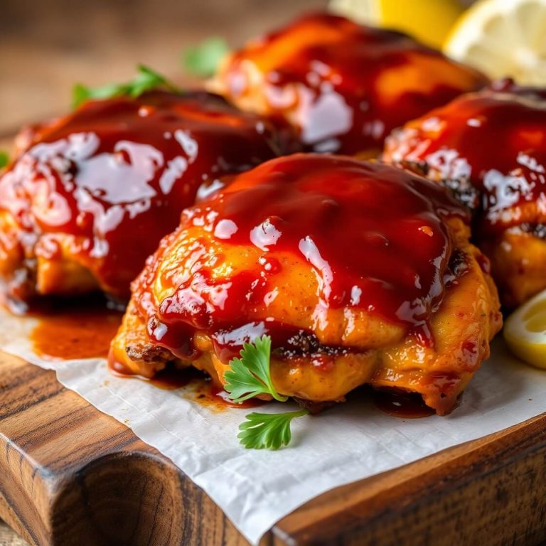 BBQ Chicken Thighs in Oven