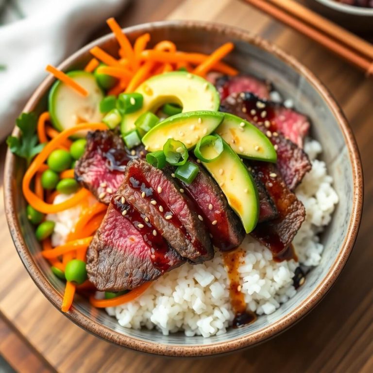 Steak Bowls with Rice Recipe