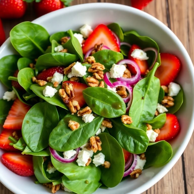 Spinach Strawberry Salad Recipe