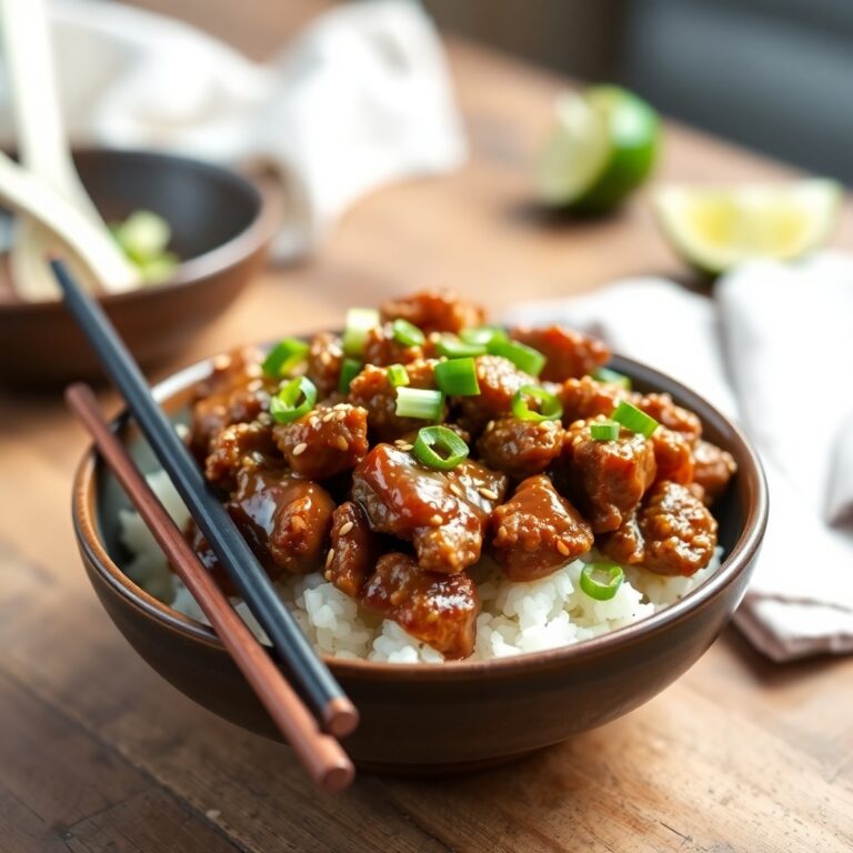 Honey Garlic Ground Turkey Recipe