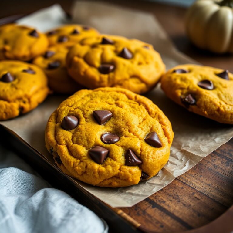 Pumpkin Chocolate Chip Cookies