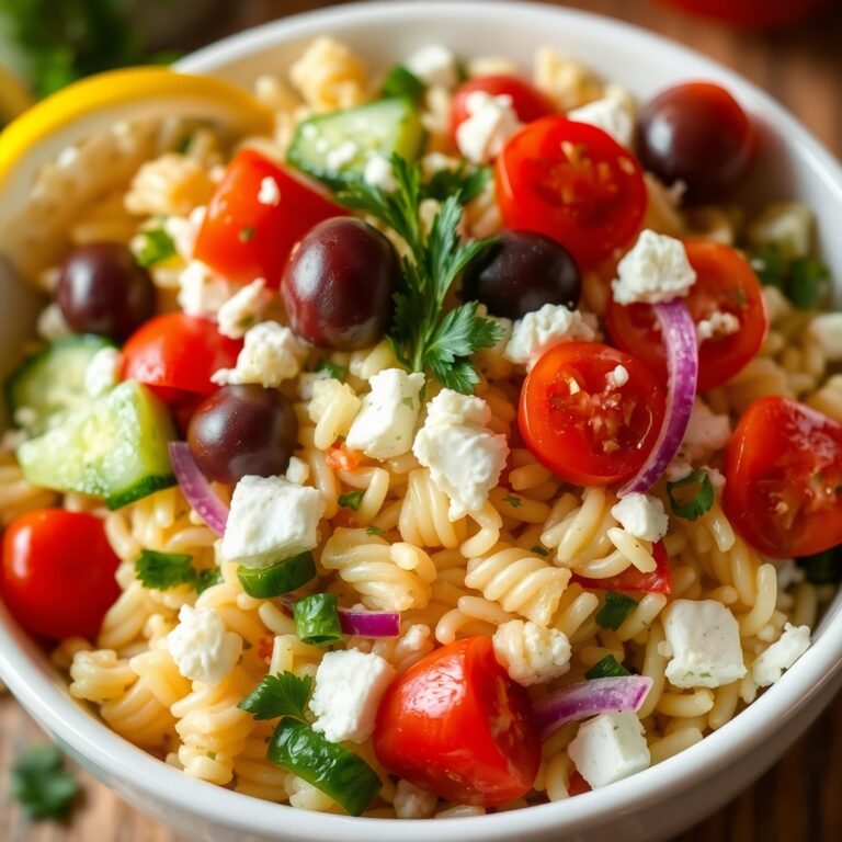 Cold Orzo Salad Recipe