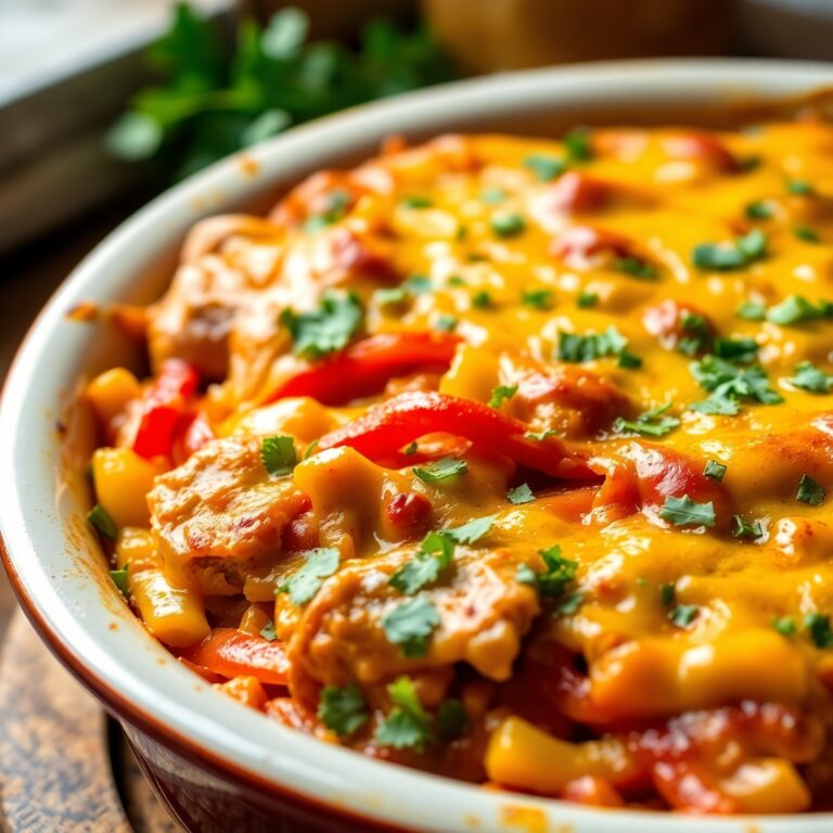 Fajita Chicken Casserole