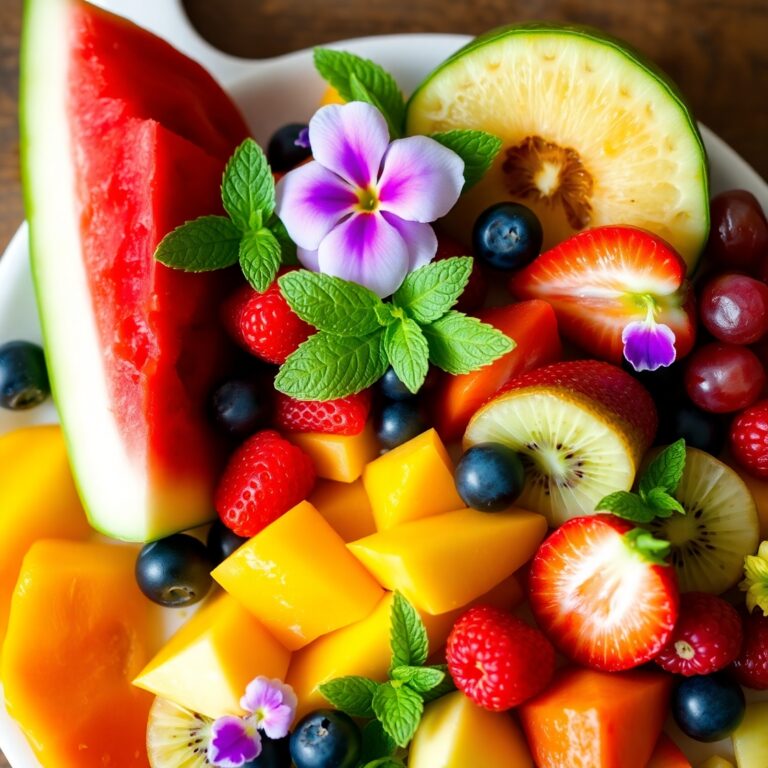 Pretty Fruit Platter Recipe