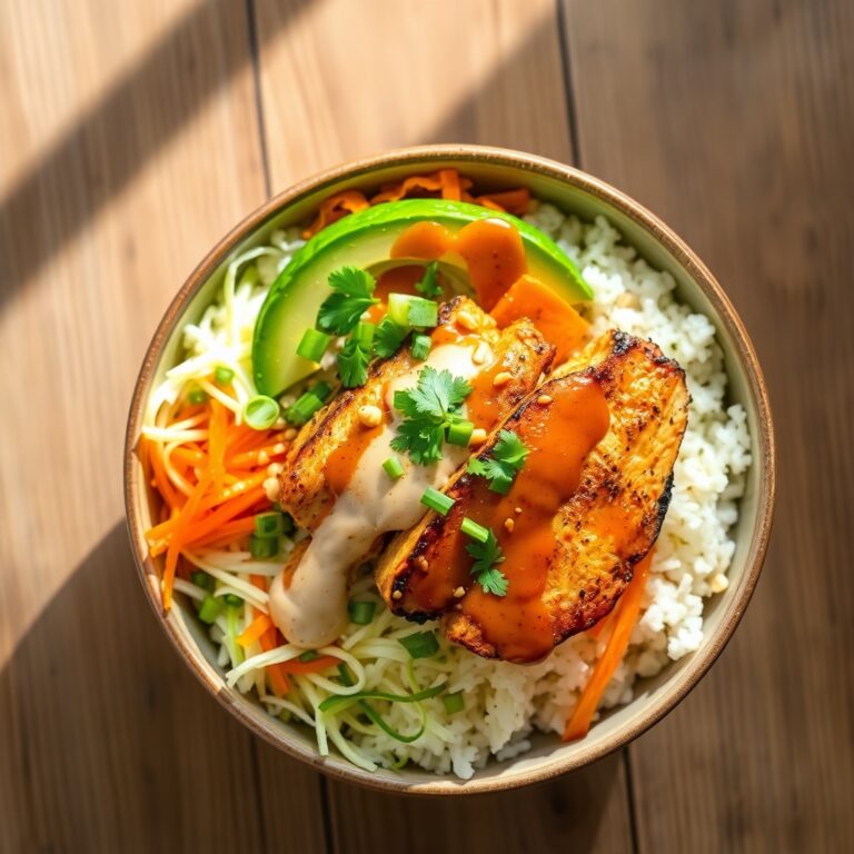 Bang Bang Chicken Bowl Easy