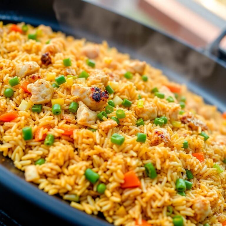 Blackstone Chicken Fried Rice