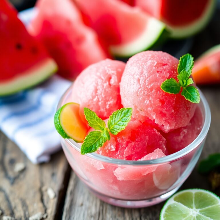 Watermelon Sorbet Recipe