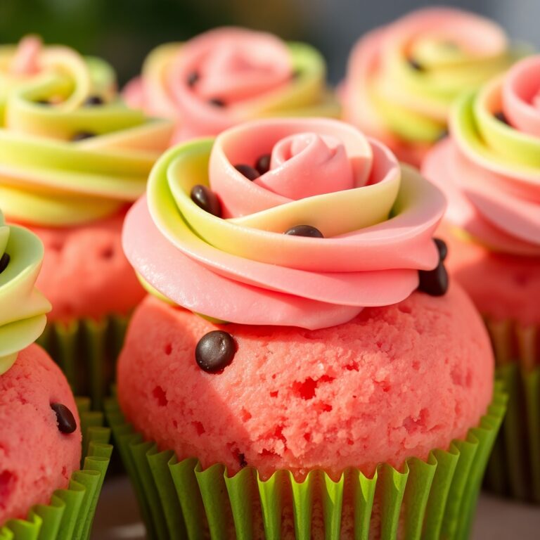 Watermelon Cupcakes Recipe
