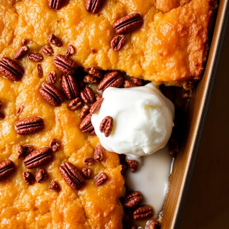 Pecan Pie Dump Cake